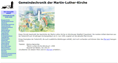 Desktop Screenshot of chronik.wuerzburg-martin-luther.de